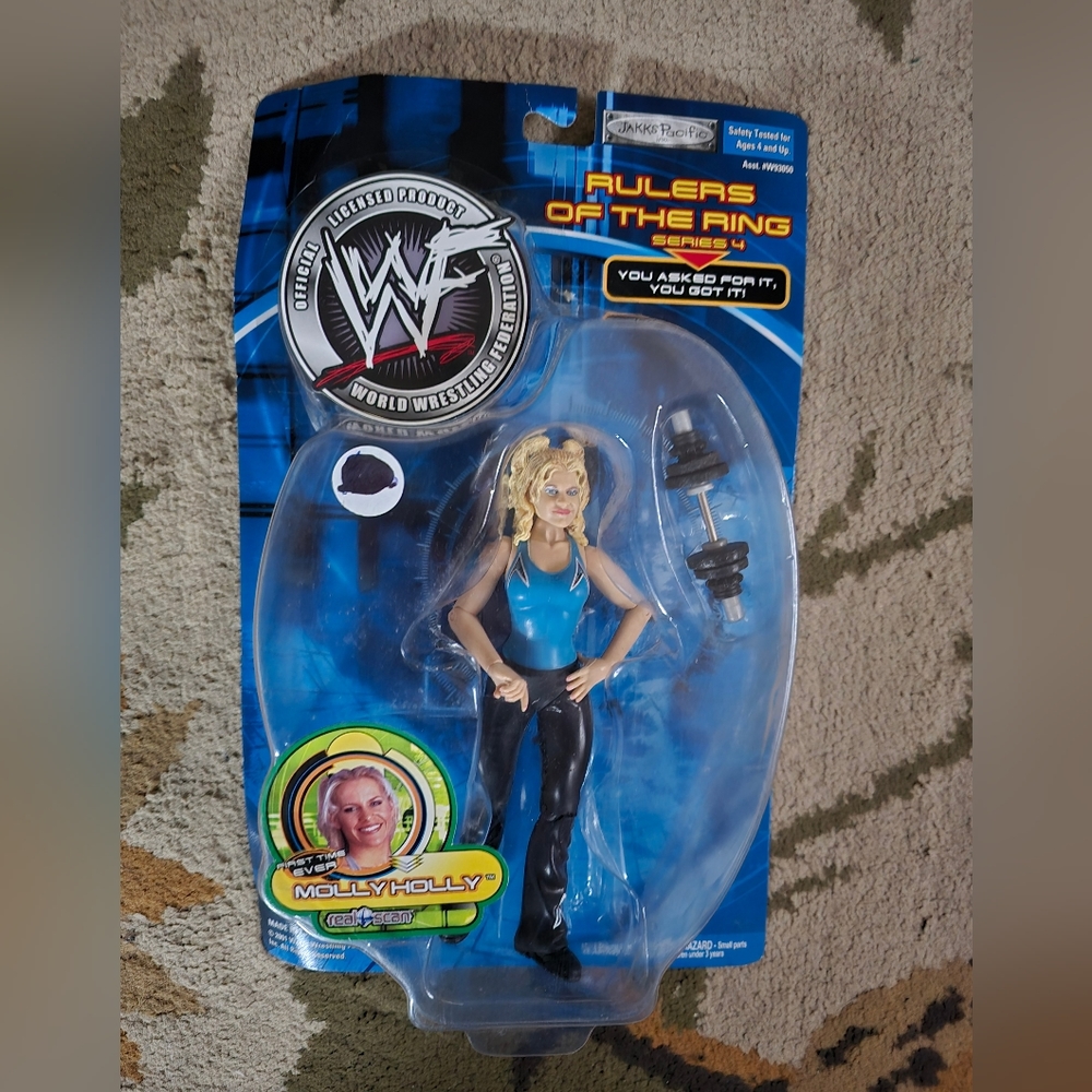 NEW WWF Rulers of The Ring Series 4 Molly Holly Jakks Pacific WWE Action Figure